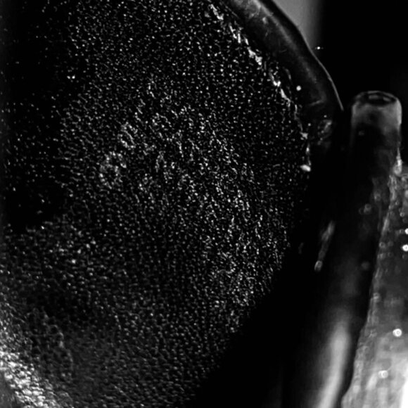 Tory Burch Letitia Leather Peep Toe Wedge Black Gold Women 6.5 - Picture 13 of 13